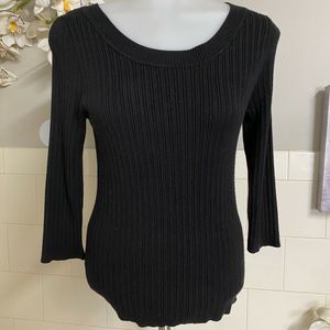 George Scoop Sweater Shirt 3/4 Sleeves